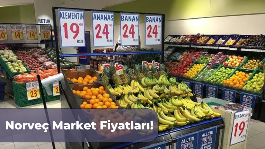 Norveç asgari ücret Norveç Market Fiyatları!