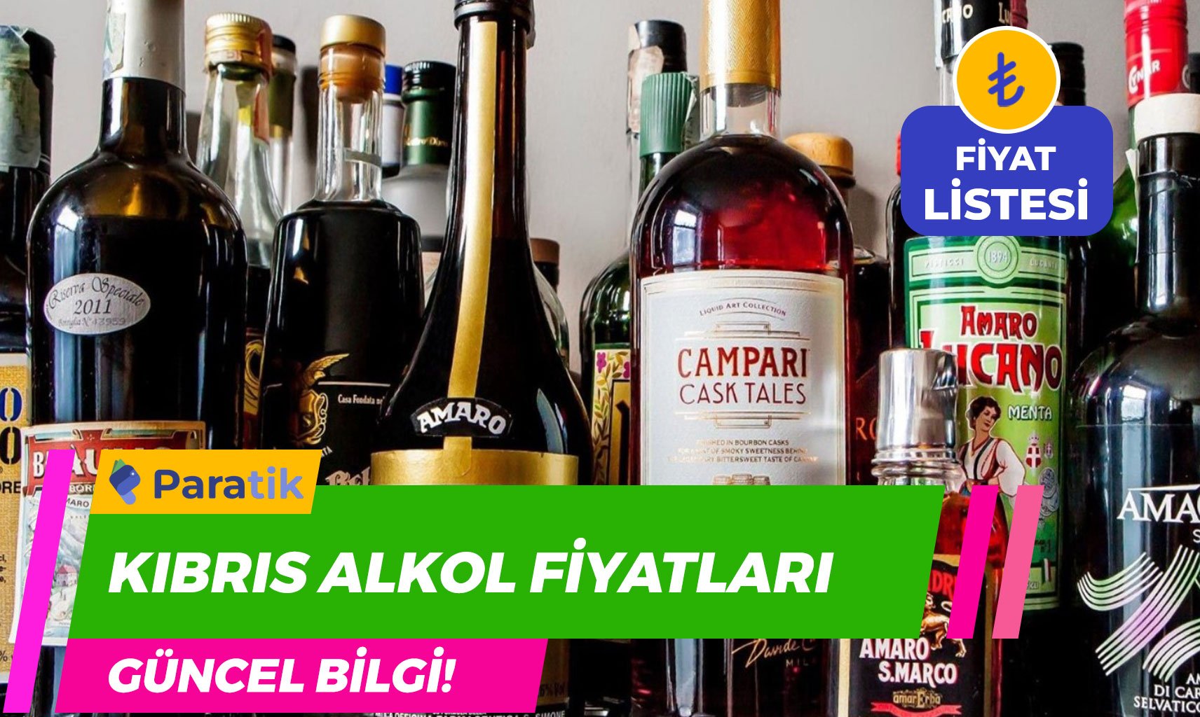 Kıbrıs alkol fiyatları