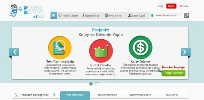 Proje Kurdu Ödev Yaparak Para Kazanmak